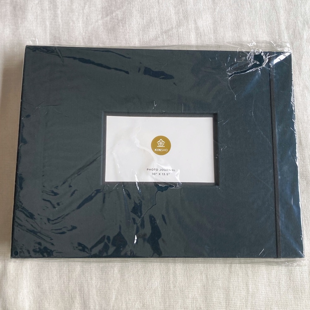 NWT KINSHO Photo Journal, 10" x 13.5" Black